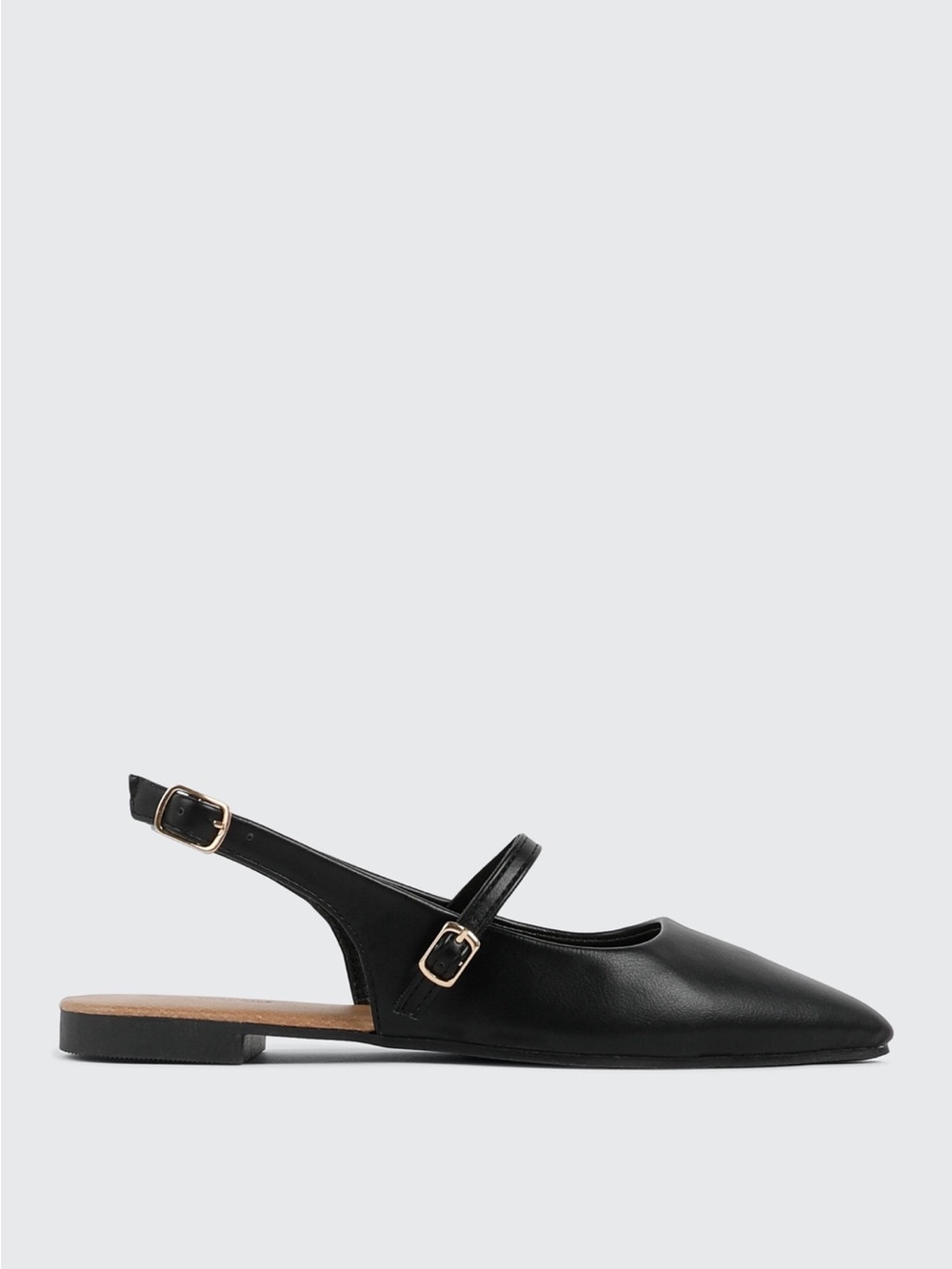 Black sling black flat shoes - Ardene - Picture 3 of 3
